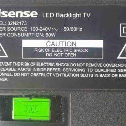 broken panels tv پنل تلویزیون شکسته پاورمین موجودHisense Model:32N2173