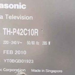 پاناسونیک مدل Panasonic TH-P42C10R Plasmaپنل شکسته